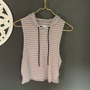 Zyia active sleeveless gym hoody top M medium